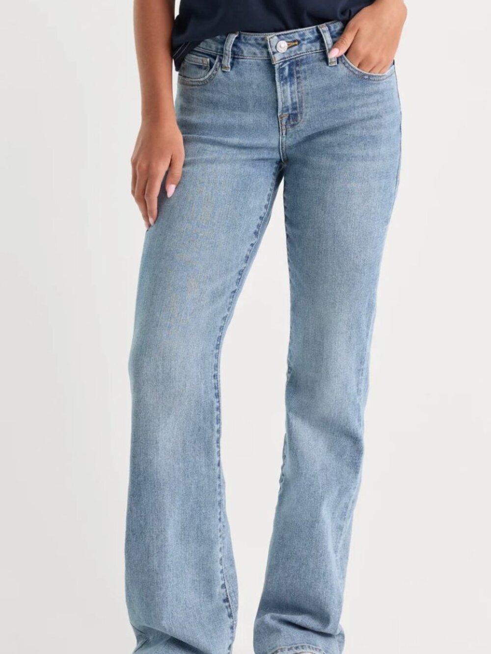 good low rise bootcut jeans | Good American